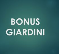 BONUS GIARDINI