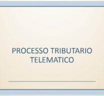 PROCESSO TRIBUTARIO TELEMATICO